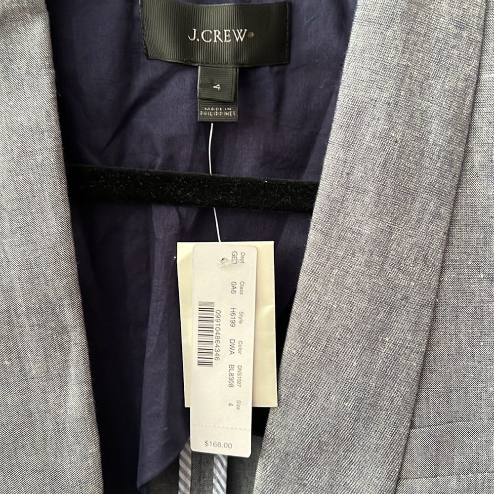 J. Crew unstructured blazer Size 4 - Picture 6 of 6